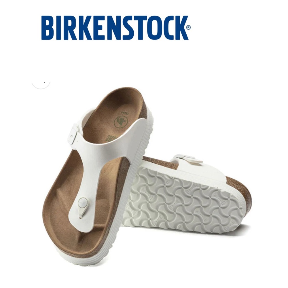 💥FINAL SALE💥 NWT Birkenstock Papillio Gizeh Vegan Platform Sandals, 37/6,5